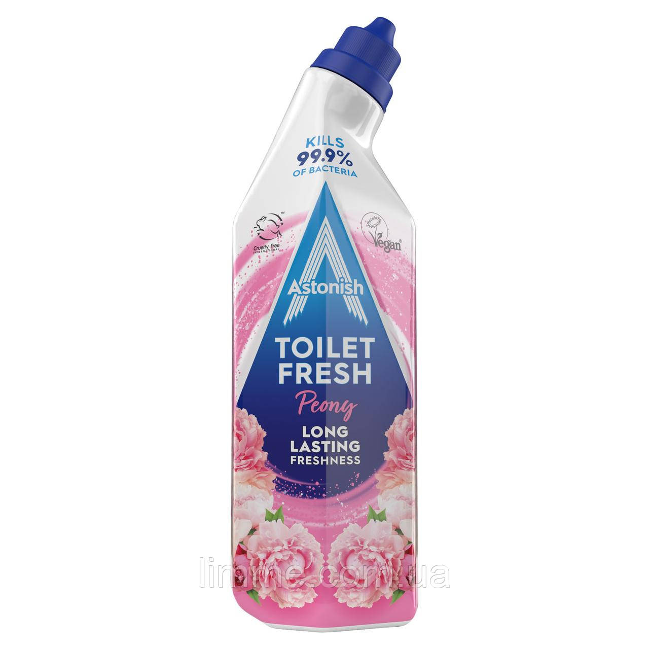 Гель для чистки туалету Astonish Toilet Fresh Peony 750 мл