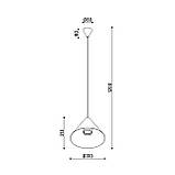 Світильник підвісний Ø310мм SPD02 (біл) 5W 3000К, фото 4