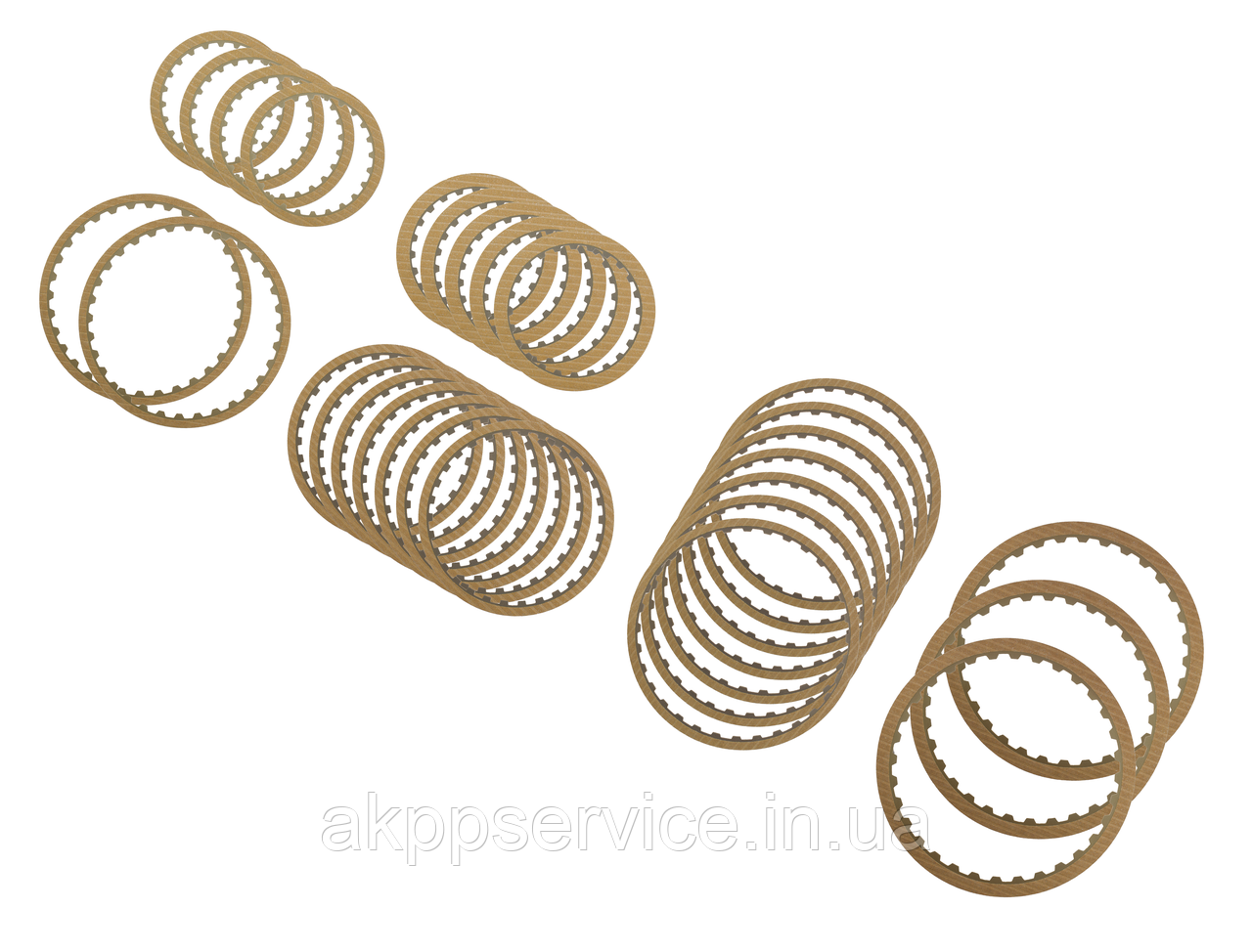 Комплект фрикційних дисків АКПП JF506E 99-up