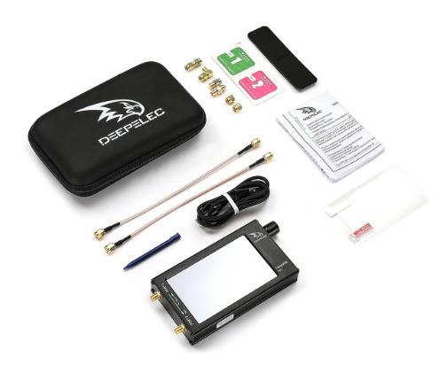 DeepVNA-101 4,3-дюймовий антенний аналізатор 10КГц-1,5 ГГц КСВ-метр VHF UHF мережевий аналізатор HW3.2 IPS LCD, фото 1