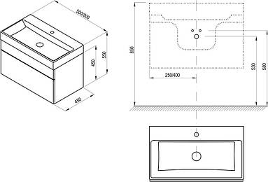 SD- 800 Natural Тумба Білий/Білий