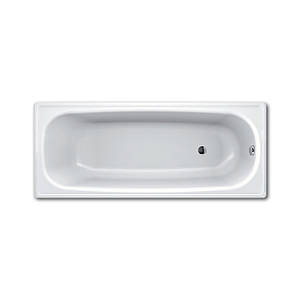 Ванна сталева Koller Pool 130x70х39 см прямокутна без панелі та ніжок