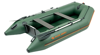 Надувний човен ПВХ Kolibri КM-280 + книжка моторний. Купити надувний човен Колібрі 280 під мотор для риболовлі