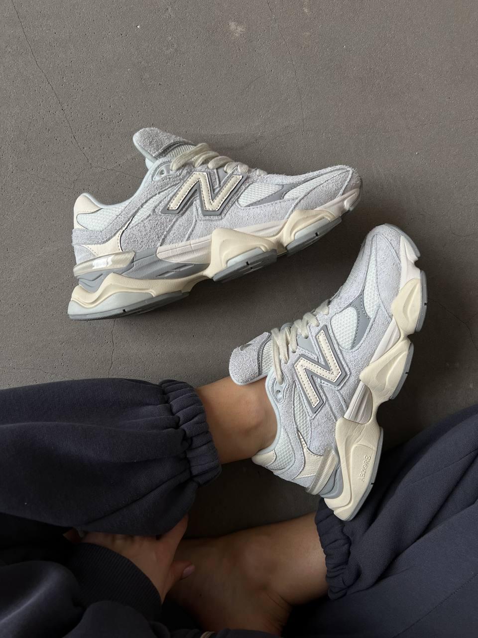 Чоловічі спортивні кросівки New Balance 9060 Quartz Grey (сірі) стильні кроси NB065 Нью Беленс vkross