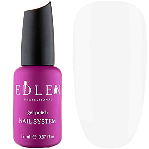 Каучукова база EDLEN Professional Cover Base Nude №1, 17 мл молочно-біла