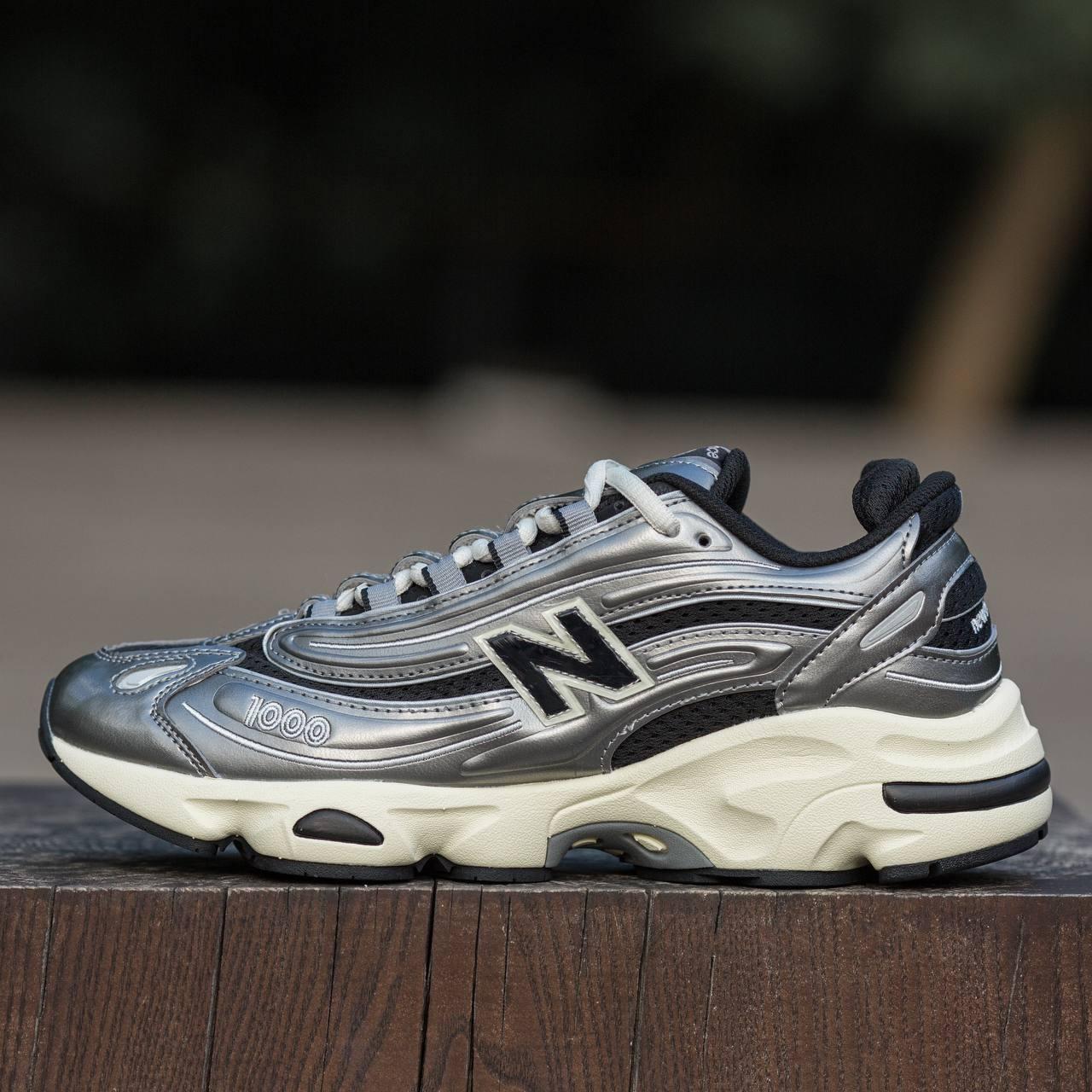 Чоловічі кросівки New Balance 1000 Silver Metalic (сріблясті) спортивні кроси 1774 НБ vkross