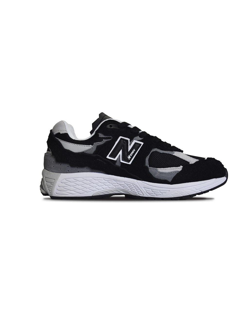 Чоловічі демісезонні кросівки New Balance 2202R Black White (чорно-білі) спортивні стильні кроси 9990 НБ vkross