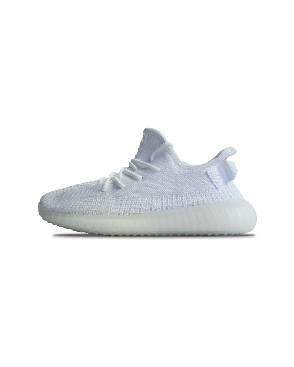 Чоловічі текстильні кросівки Stilli Yeezy 350 White (білі) стильні кроси 9984 Адідас vkross