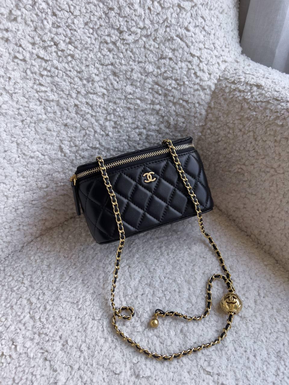 Жіноча сумка Chanel (чорна) модна вишукана сумочка для дівчини PR0019 vkross
