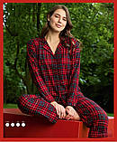 Стильна тепла піжама на ґудзиках, фото 2
