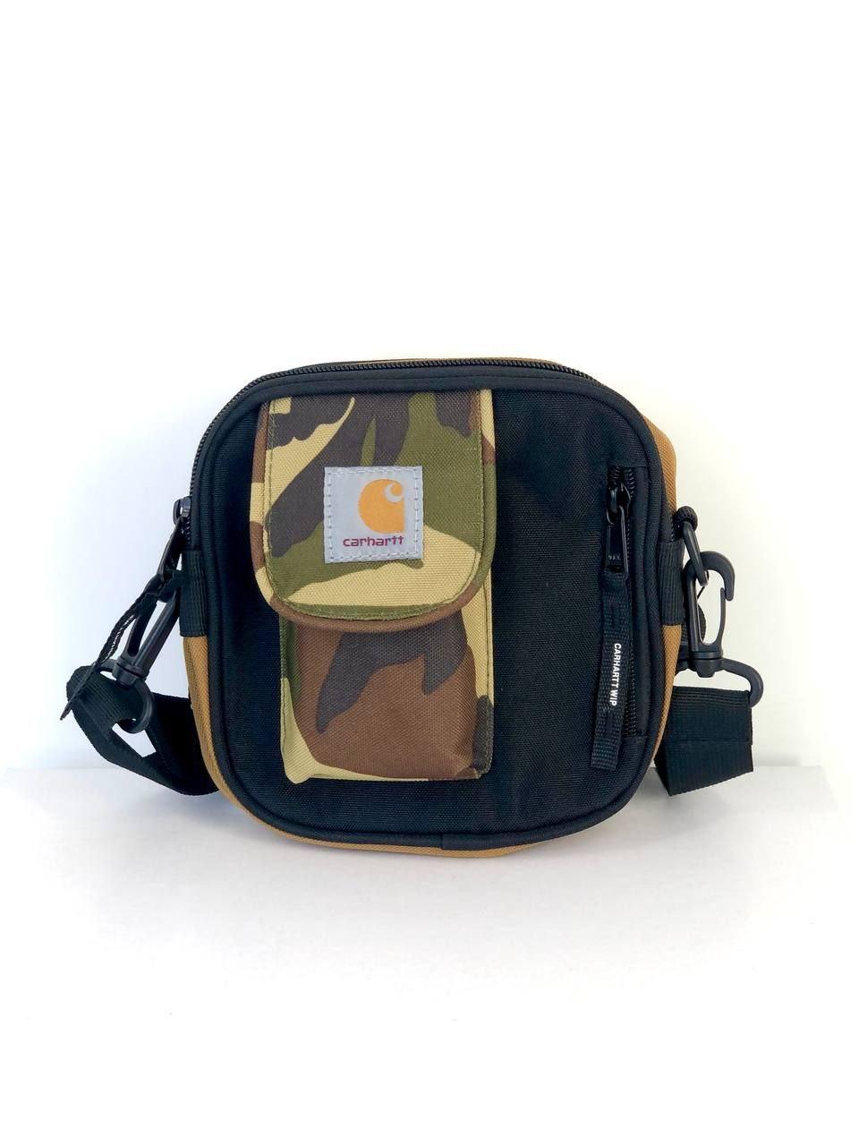 Чоловіча сумка Carhartt Essentials Bag Small (хакі) маленька зручний месенджер унісекс PD7638 vkross