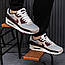 Чоловічі кросівки Nike Air Max 90 (сірі з бордовим) модні спортивні кроси 2729 Найк vkross, фото 4