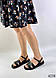 Босоніжки чорні із натуральної шкіри, фото 5