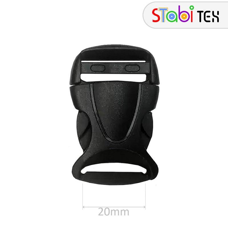 Фаст (застібка) 20мм панцир Чорний, фото 1