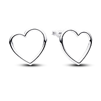 Срібні сережки Pandora Серце 293077C00