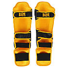 Захист гомілки та стопи для єдиноборств Maraton Hybrid Sports 9792 розмір XL Black-Yellow, фото 6