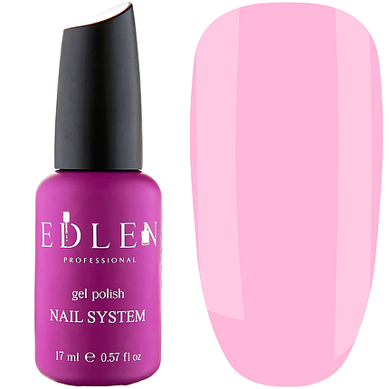 Каучукова база EDLEN Professional Cover Base Nude №4, 17 мл світло-рожева, фото 1