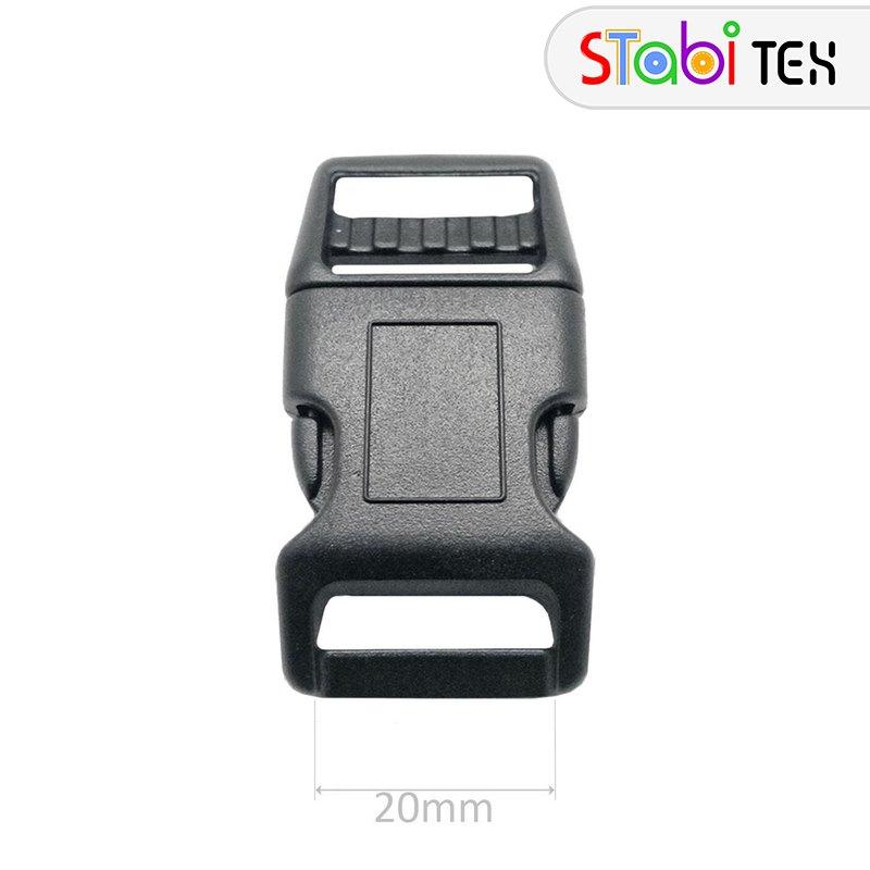 Фастекс (застібка) Дуга 20мм Чорний