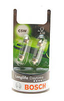 Лампа автомобільна C5W 12V 5W комплект 2 шт (Bosch 1987301060)