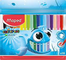 Фломастери MAPED COLOR PEPS Ocean 18 кольорів (MP.845721)