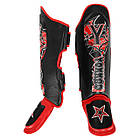 Захист гомілки та стопи для єдиноборств Yokkao 9793 розмір XL Black-Red, фото 7