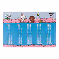 Підкладка настільна Yes Line Friends Together табл. множення (492254)