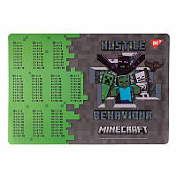 Підкладка настільна Yes Minecraft Heroes табл. множення (492249)