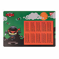 Підкладка настільна Yes Ninja табл. множення (492252)