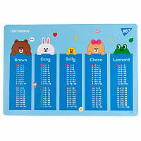 Підкладка настільна Yes Line Friends табл. множення (492174)