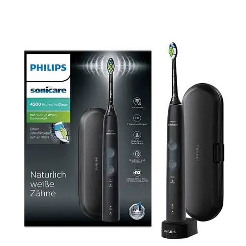 Электрическая ультразвуковая зубная щетка белая Philips Sonicare 4500 ...