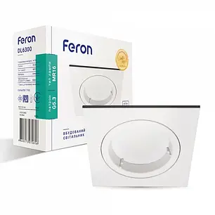 Світильник точковий Feron DL6300 під лампу MR16/GU5.3 білий без лампи 8120, фото 1