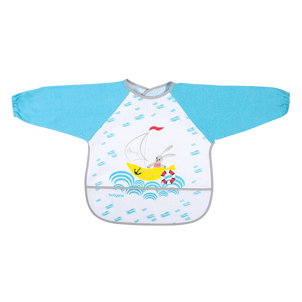 Нагрудник-фартух "Шукач пригод" блактиний BabyOno 24m+ (5901435407295)