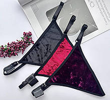 Комплект із 3 велюрових трусиків