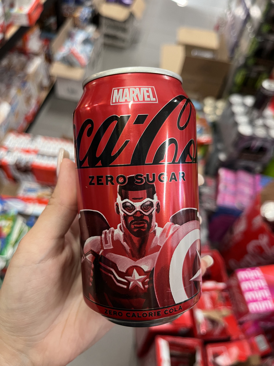 Coca Cola Marvel Captain America Zero Sugar 355ml