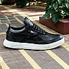 Чоловічі шкіряні кросівки (натуральна шкіра) чорні демісезонні для чоловіків на весну осінь, розміри 40-45, фото 4