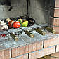 Набір шампурів на подарунок з гільзою (6 шт + вертел) Gorillas BBQ, фото 11