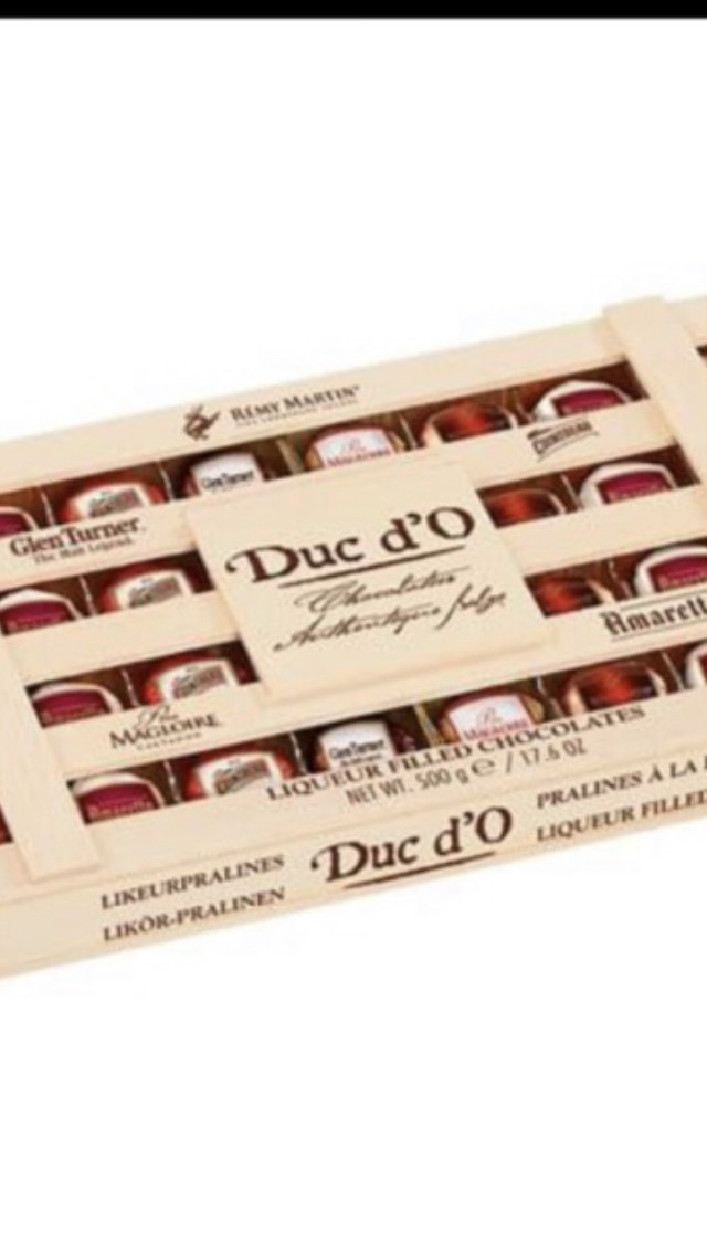 Цукерки Duc d'O Liqueurs Шоколадні з Лікером 250 г Бельгія