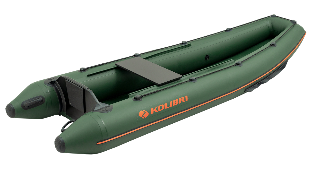 Надувний човен - каное ПВХ Kolibri КМ-330С моторний. Купити надувний човен Колібрі 330 під мотор для риболовлі