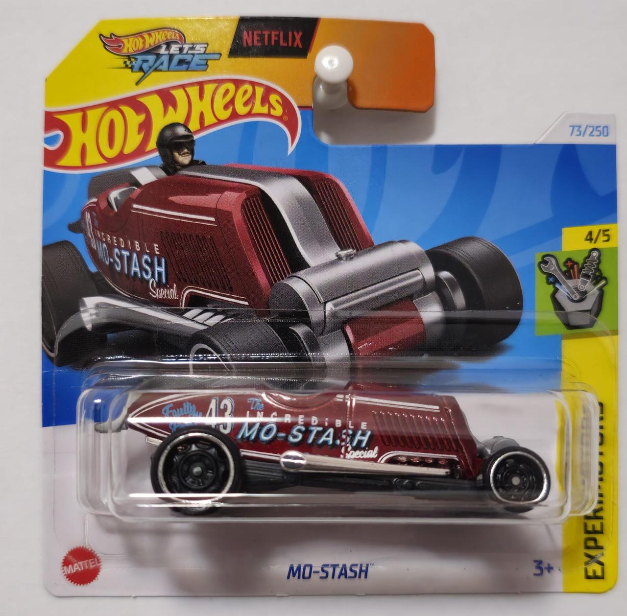 Машинка Хот Вілс 1:64 Вуса Mo-Stash колекція Experimotors Hot Wheels Mattel HRY56