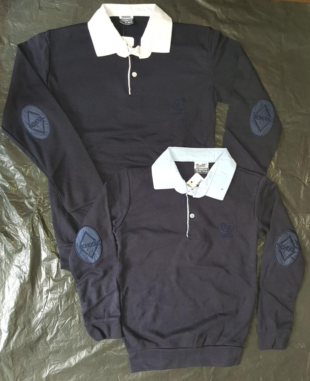 Опт Сорочка-обманка класична з гудзиком для хлопців р. 5-12 років, біла