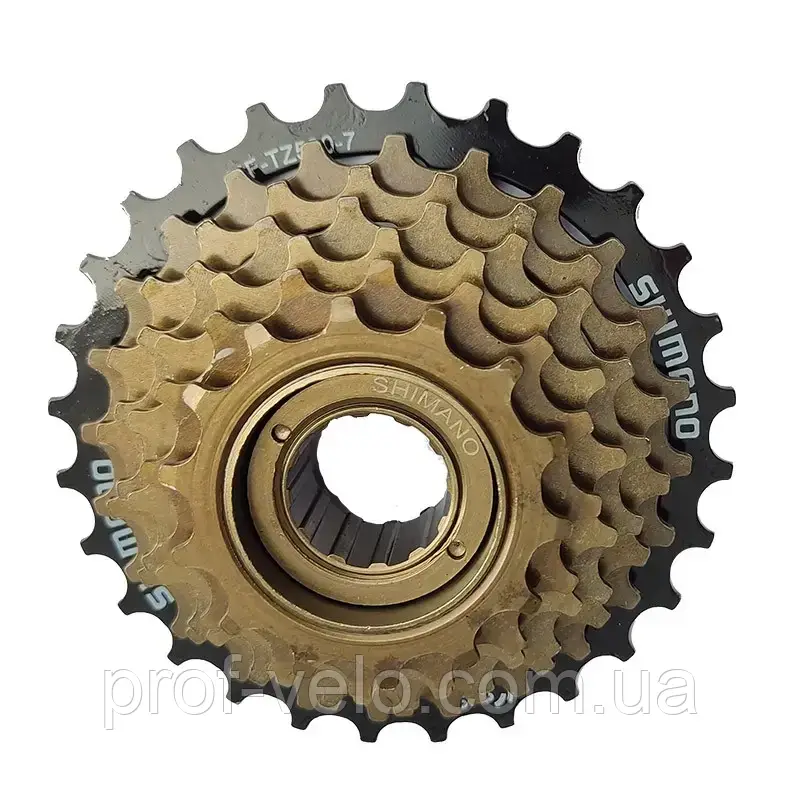 Тріскачка Shimano AMFTZ500 7S,14-28T INDEX Brown