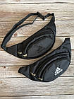 Спортивна сумка на пояс адідас Adidas чорна, фото 6