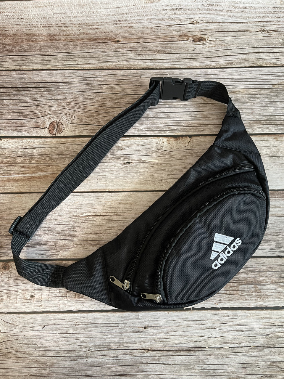 Чоловіча поясна сумка бананка адідас Adidas чорна
