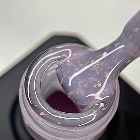 Камуфлююча база для нігтів Rubber Base Nika Zemlyanikina Diamond Pink, 15 мл