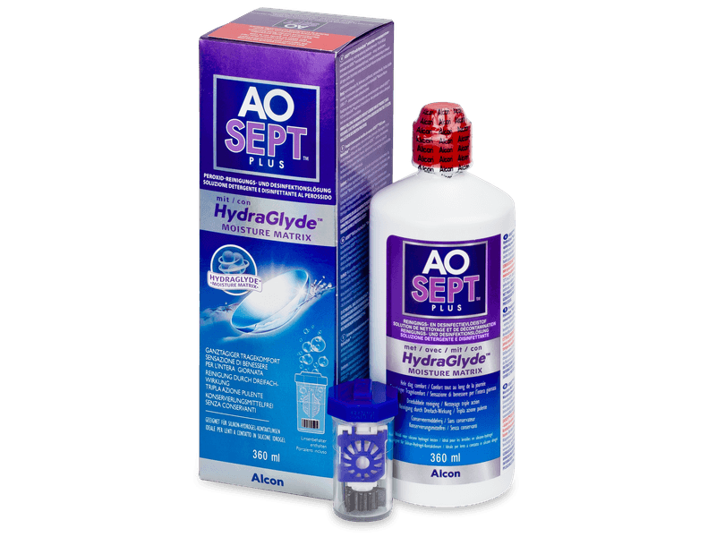 Розчин для дезинфекції контактних лінз AOSEPT PLUS ® HydraGlyde ® 360 мл