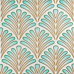 Самоклеюча панель 3Д Рослинний Орнамент Пальма 700х700х4мм візерунки декоративна текстурна стінова
