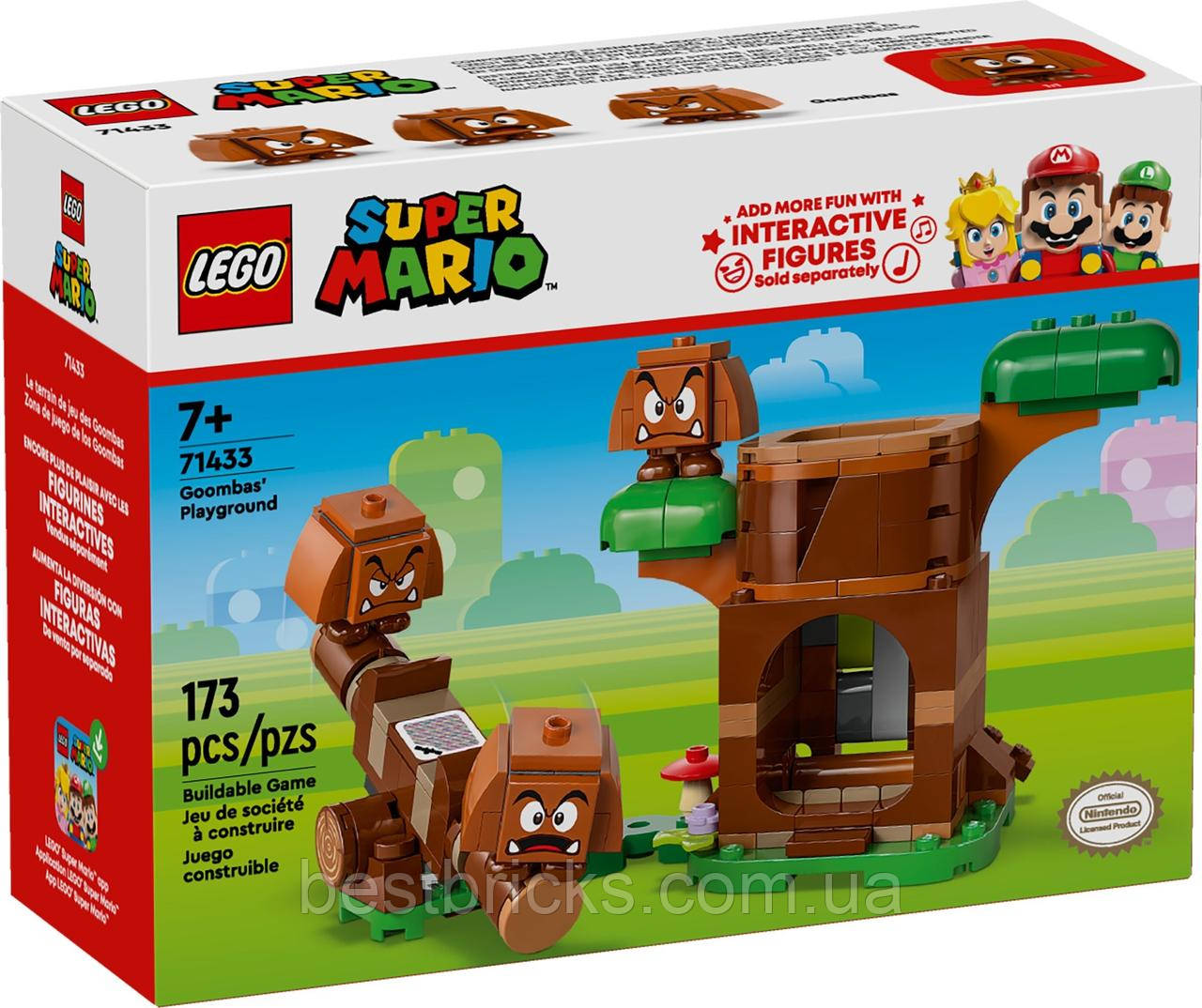 Конструктор Lego Super Mario Ігровий майданчик для Goombas 71433, фото 1