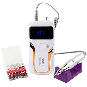 Фрезер для манікюру на акумуляторі Nail Master SG-703 35000 об/хв