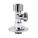 Кран кутовий вентильний Solomon 1/2 "x3/4" для підключення сантехприладів (подовжений) 160403, фото 4