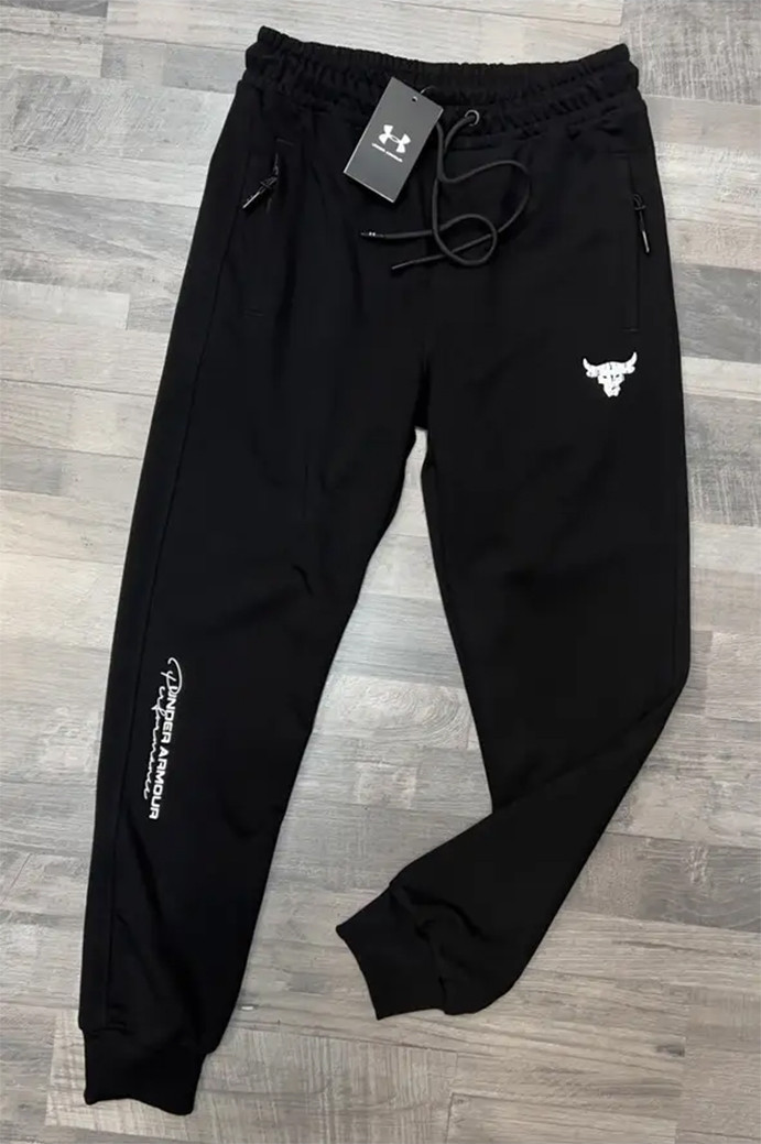 Чоловічі спортивні штани Under Armour, Чоловічі спортивні чорні осінні штани. Чоловічий одяг, фото 1